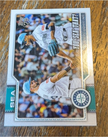 2026 Topps Series 1 #168 You 'Sea' That? Julio Rodríguez / Cal Raleigh — front