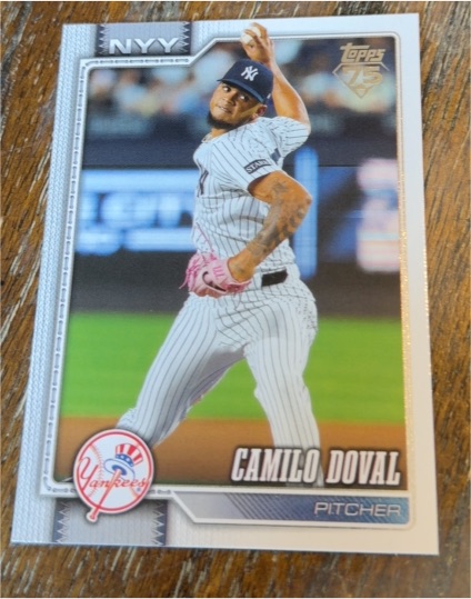 2026 Topps Series 1 #75 Camilo Doval — front