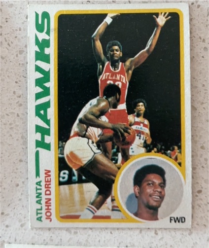 1978 Topps #44 John Drew Atlanta Hawks — front