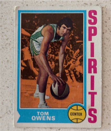 1974-75 Topps #256 Tom Owens — front
