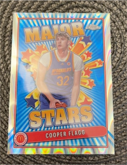 2024 Topps Chrome McDonald's All-American Major Stars #SES-COF Cooper Flagg — front