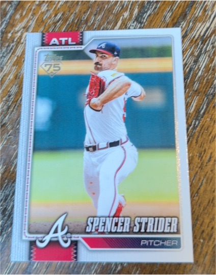 2026 Topps Series 1 #79 Spencer Strider Atlanta Braves — front