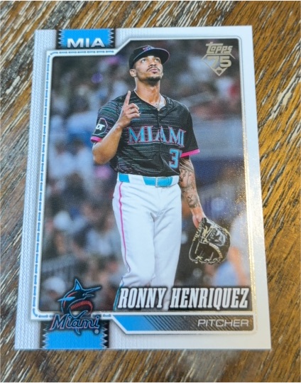 2026 Topps Series 1 #290 Ronny Henriquez — front