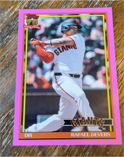 2026 Topps Series 1 #T91-54 Rafael Devers — front