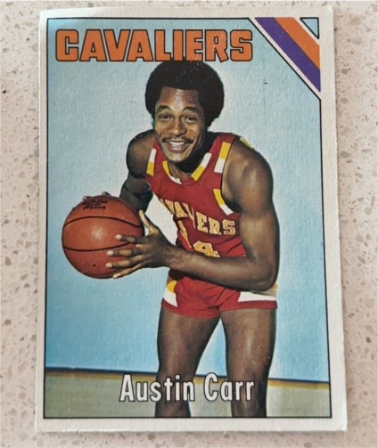1975-76 Topps #105 Austin Carr — front