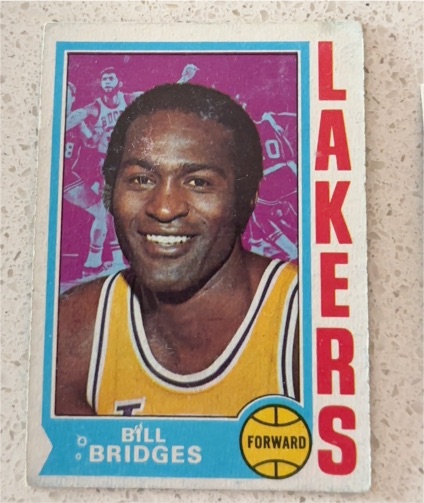 1974-75 Topps #13 Bill Bridges — front