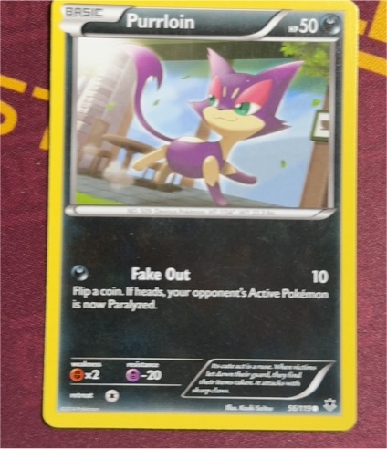 2012 Pokémon Boundaries Crossed #90 Purrloin — front