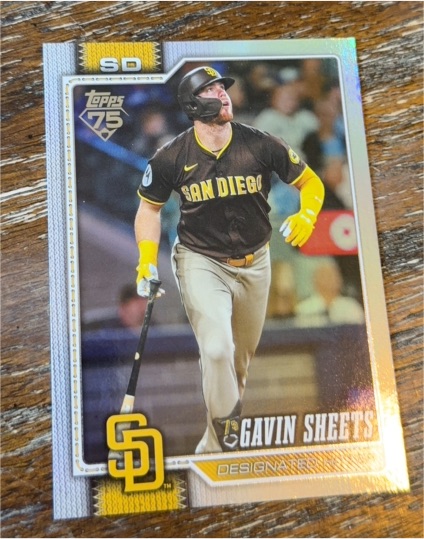 2026 Topps Series 1 #216 Gavin Sheets — front