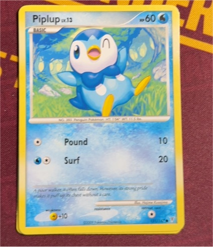 2009 Pokémon Supreme Victors #121 Piplup — front