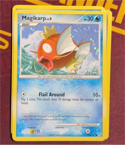 2009 Pokémon Supreme Victors #110 Magikarp — front