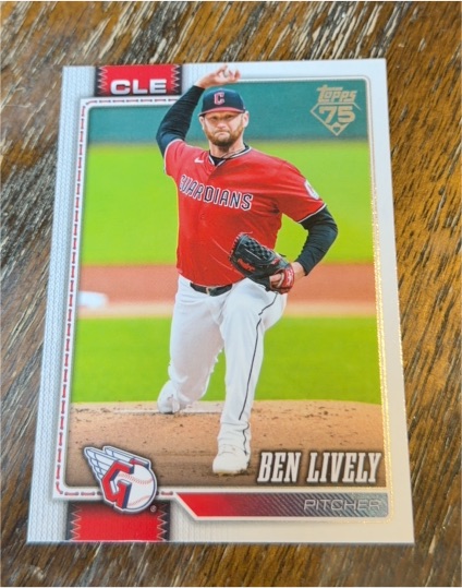 2026 Topps Series 1 #109 Ben Lively — front