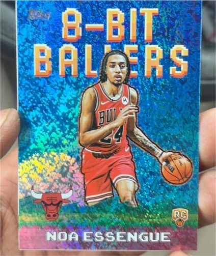 2025-26 Topps Basketball #8B-38 Noa Essengue 8-Bit Ballers — front