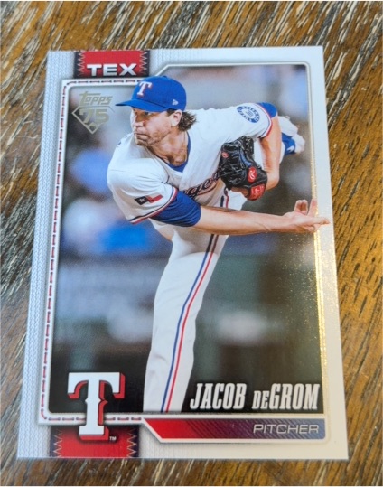 2026 Topps Series 1 #99 Jacob deGrom — front