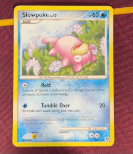 2008 Pokémon Great Encounters #82 Slowpoke — front