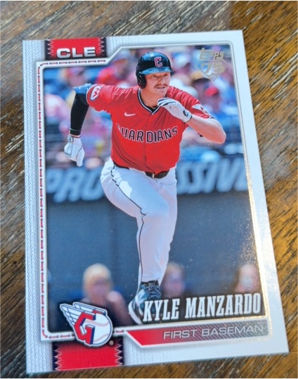 2026 Topps Series 1 #309 Kyle Manzardo — front