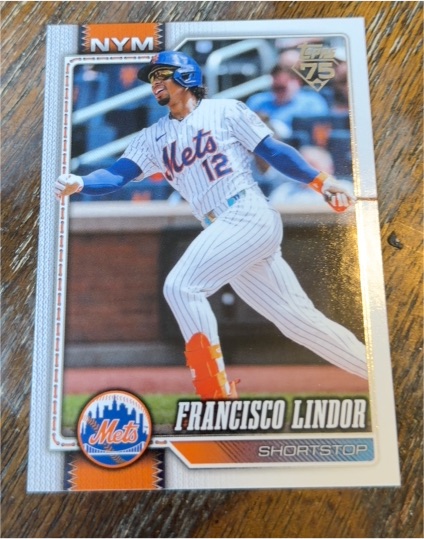 2026 Topps Series 1 #123 Francisco Lindor — front