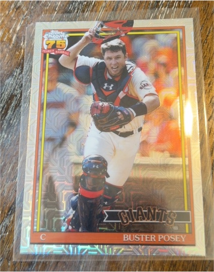 2026 Topps Series 1 Silver Pack Mojo #91C-92 Buster Posey — front