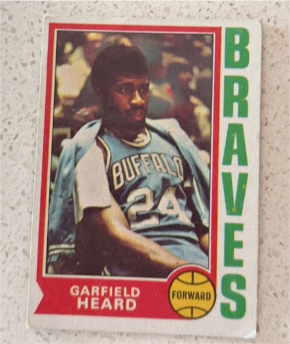 1974-75 Topps #44 Garfield Heard — front