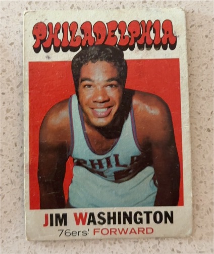 1971-72 Topps #28 Jim Washington — front