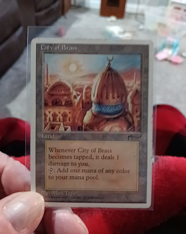 1997 Magic: The Gathering City of Brass — front