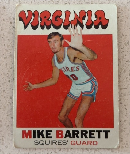1971-72 Topps #162 Mike Barrett — front