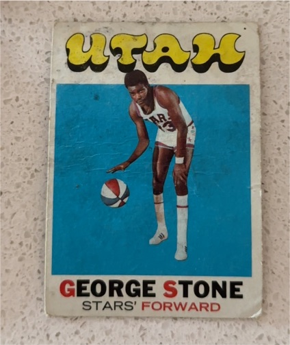 1971-72 Topps Basketball #201 George Stone — front