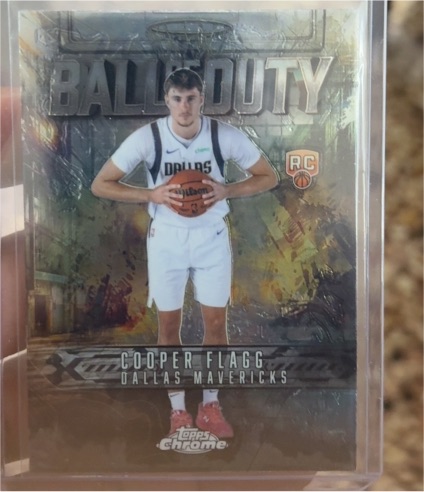 2025 Topps Chrome Ball of Duty #BD-21 Cooper Flagg — front