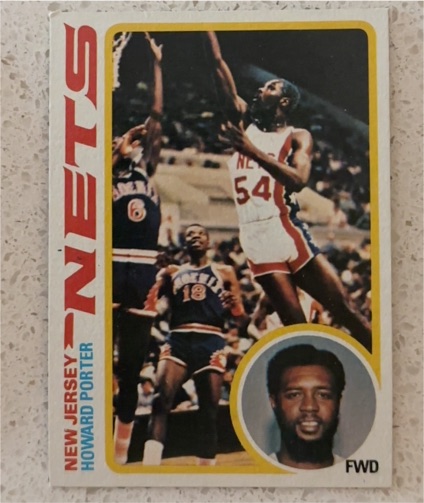 1978-79 Topps #28 Howard Porter New Jersey Nets — front