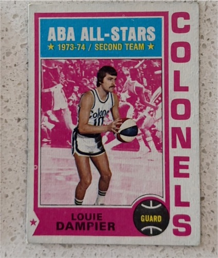 1974 Topps #255 Louie Dampier Kentucky Colonels — front