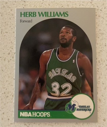 1990-91 NBA Hoops #90 Herb Williams — front