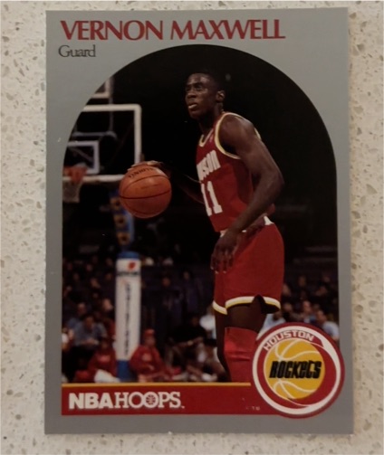 1990 NBA Hoops #126 Vernon Maxwell — front