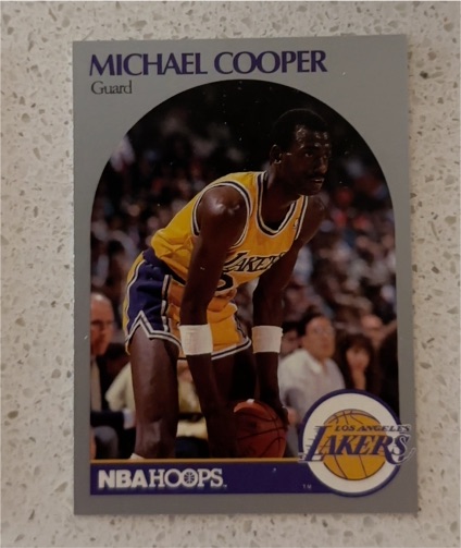 1990 NBA Hoops #153 Michael Cooper — front