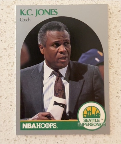 1990 NBA Hoops #329 K.C. Jones — front