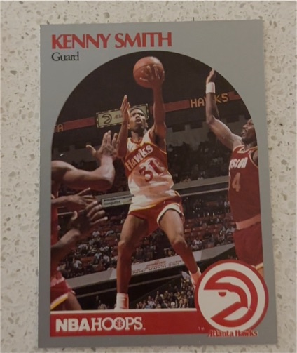 1990-91 NBA Hoops #33 Kenny Smith — front