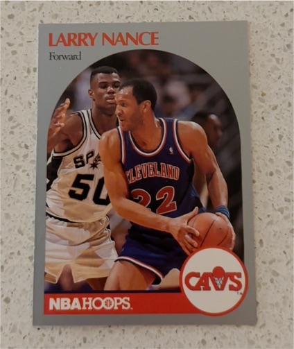 1990 NBA Hoops #78 Larry Nance — front