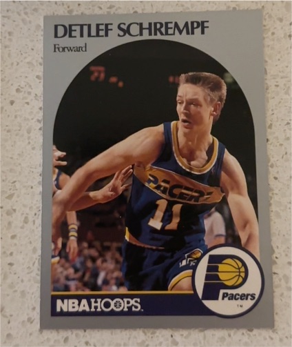 1990 NBA Hoops #138 Detlef Schrempf — front
