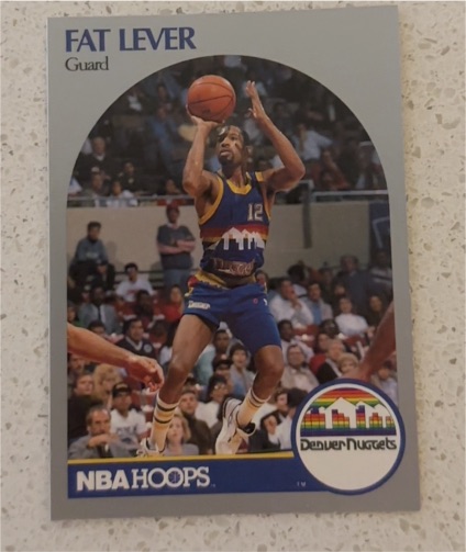 1990-91 NBA Hoops #97 Fat Lever — front