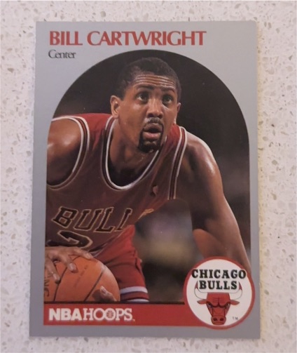 1990-91 NBA Hoops #61 Bill Cartwright — front