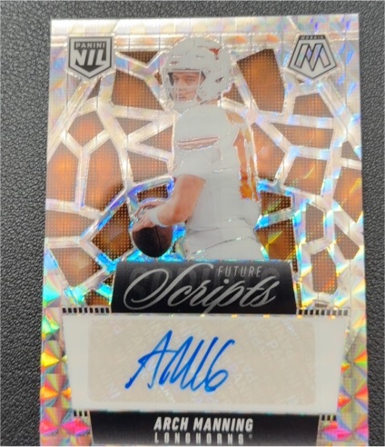 2025 Panini Mosaic Future Scripts #FSC-AMG Arch Manning — front