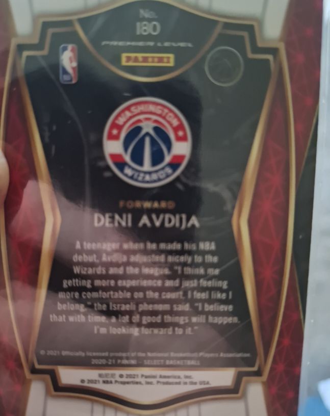 2020-21 Panini Select #180 Deni Avdija — front