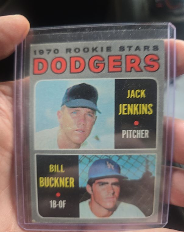 1970 Topps #286 Rookie Stars Jack Jenkins / Bill Buckner — front