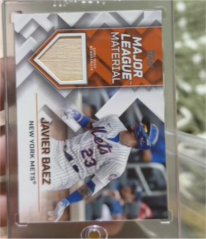 2022 Topps Series 1 Major League Material #MLM-JB Javier Baez — front