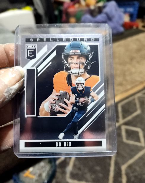 2025 Panini Donruss Elite Spellbound #27 Bo Nix — front