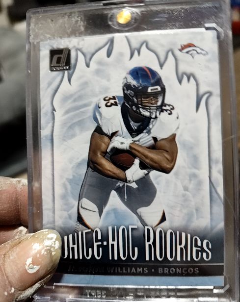 2021 Donruss White Hot Rookies #WHR-JWI Javonte Williams — front