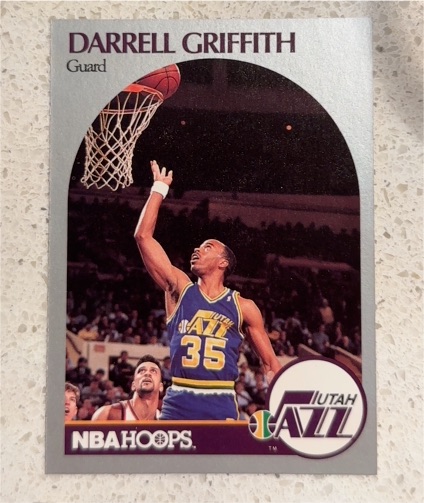 1990-91 NBA Hoops #289 Darrell Griffith — front