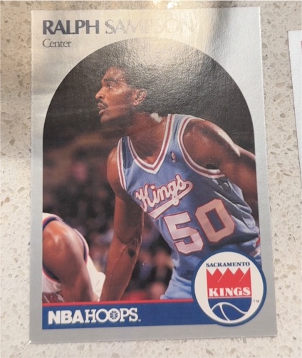 1990 NBA Hoops #261 Ralph Sampson Sacramento Kings — front
