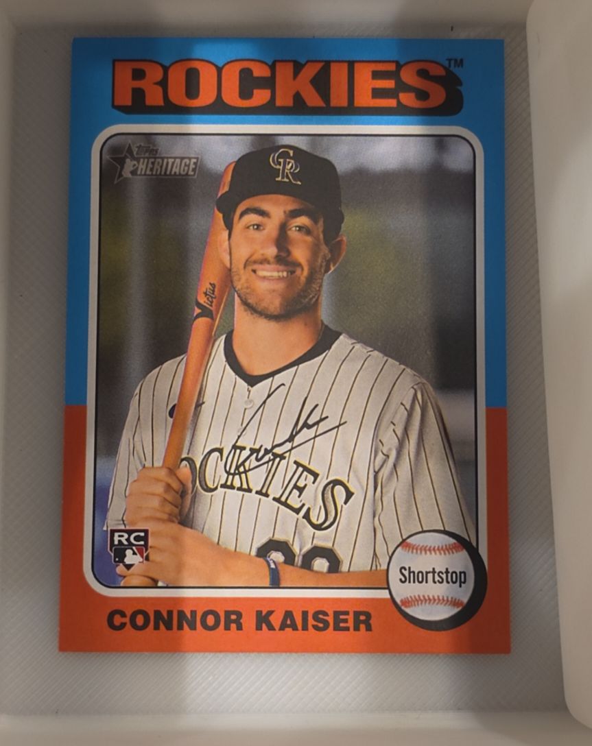 2024 Topps Heritage #700 Connor Kaiser — front
