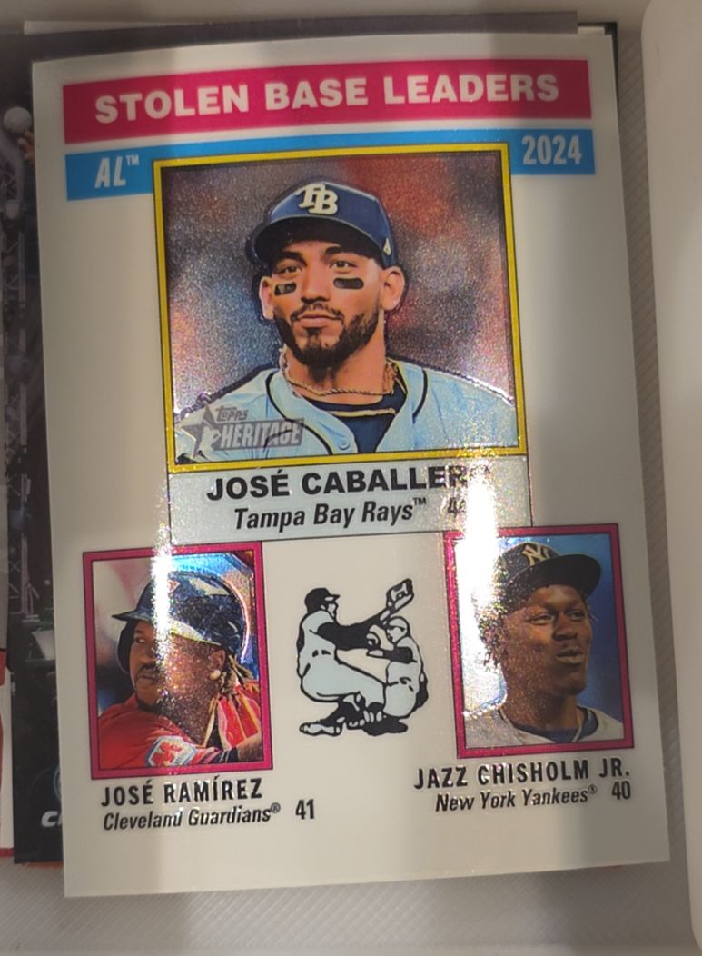 2025 Topps Heritage #198 José Caballero — front