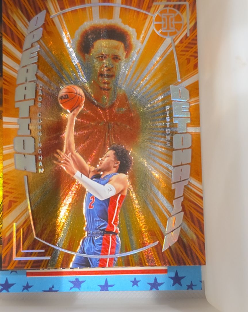 2021-22 Panini Illusions Operation Detonation #11 Cade Cunningham — front
