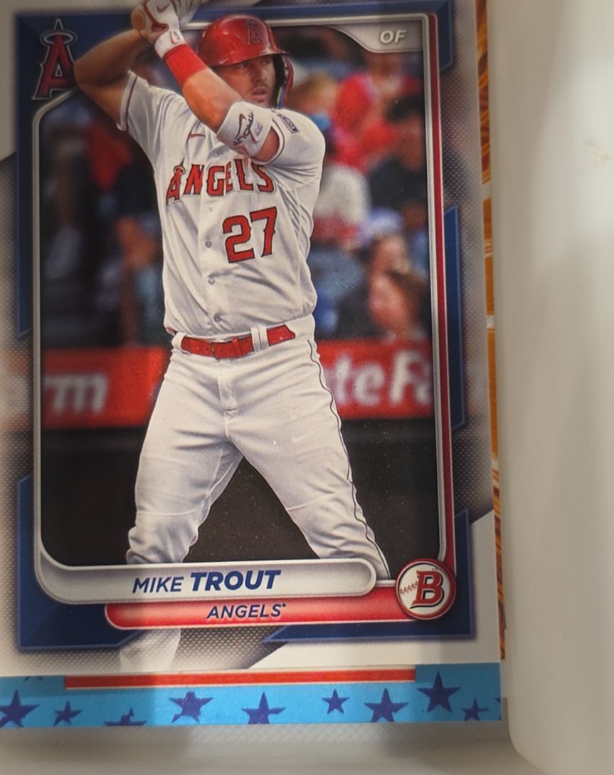 2024 Bowman #19 Mike Trout — front